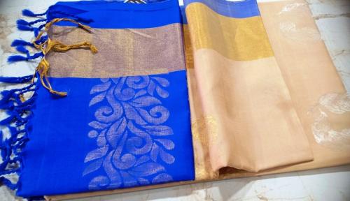 SOFT SILK SAREE WITH BLOUSE